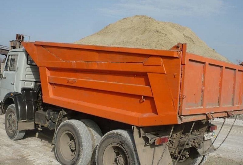 КАМАЗ 10 кубов песка