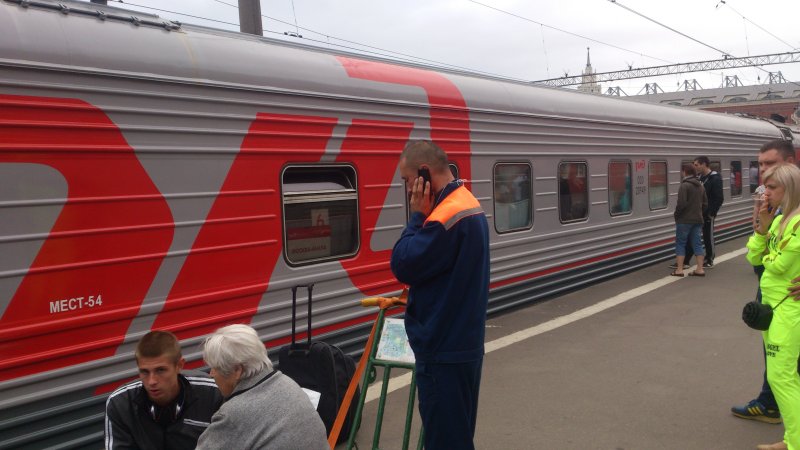 Поезд 156м Москва-Анапа