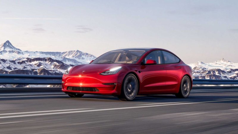 Электромобиль Tesla model 3