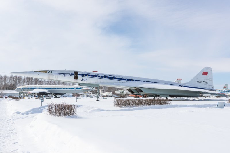 Аэрофлот самолет ту 144 СССР 77110