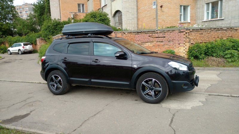 Nissan Qashqai j10 на больших дисках