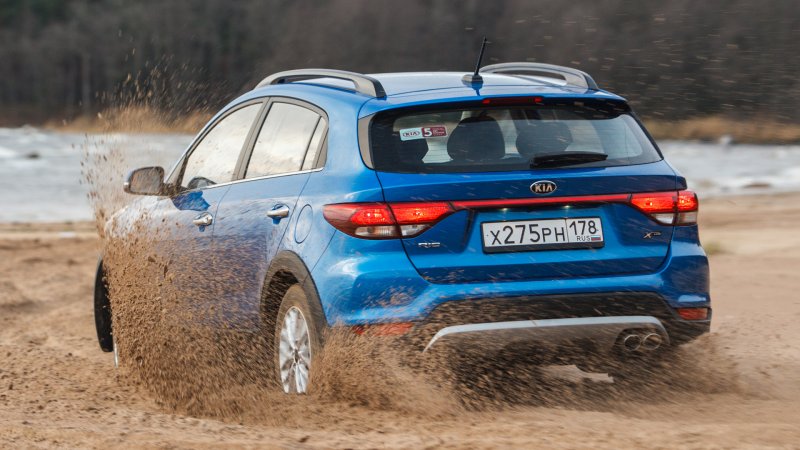 Kia Rio x-line 2019 оффроад
