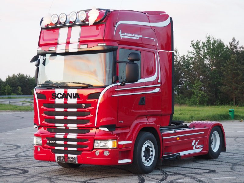 Scania 124l салон