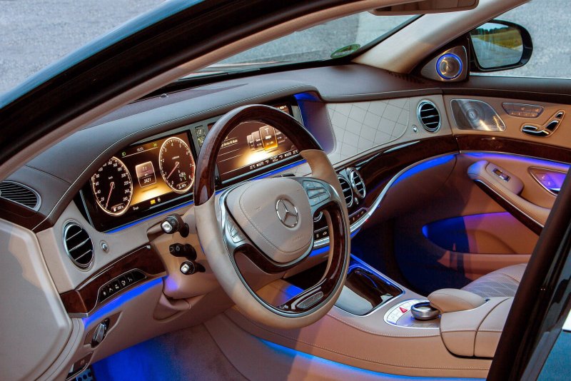 Mercedes-Benz s класс w222 салон