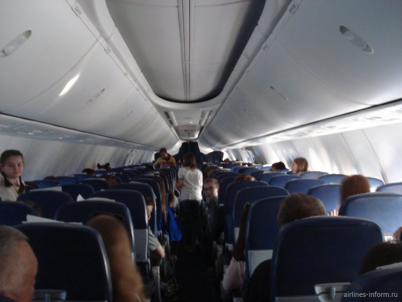 Boeing 737-800 АК Россия салон