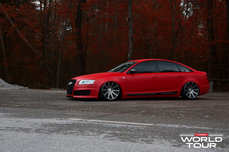 Audi a6 c5 красная