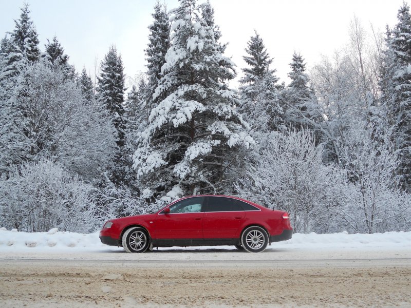 Audi a6 красная 2021