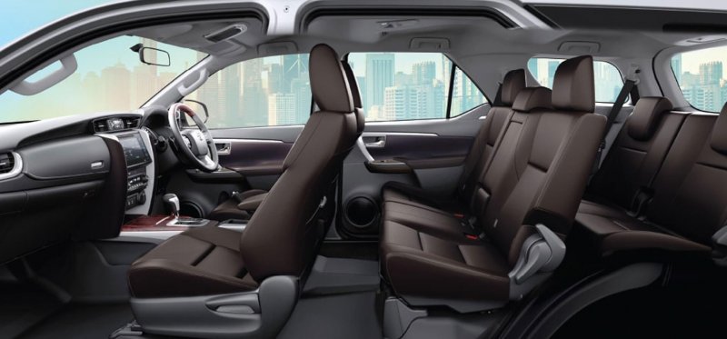 Toyota Fortuner 2018 салон