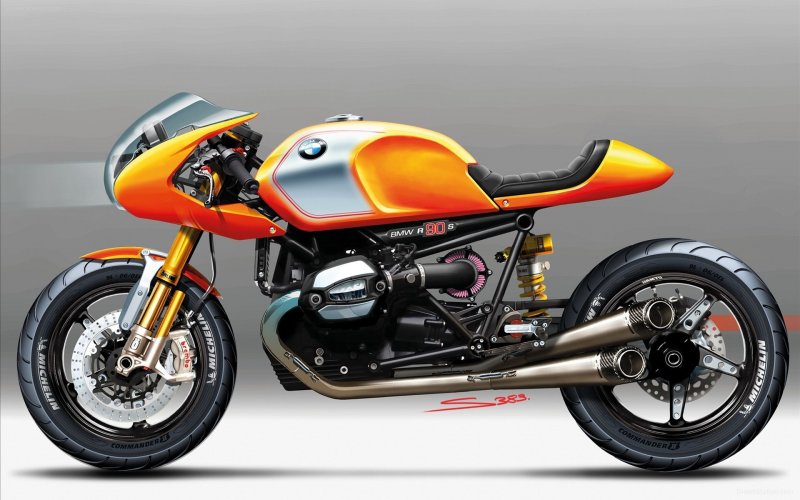Мото BMW r90 гоночный