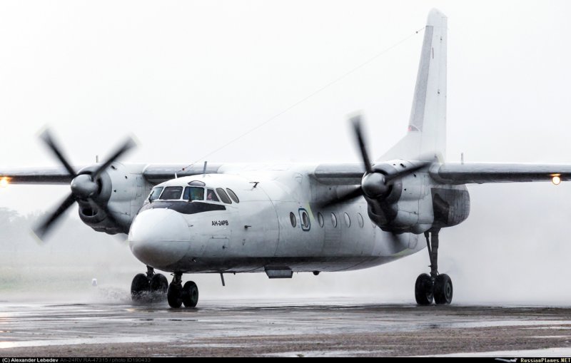 Дальность полета АН 24
