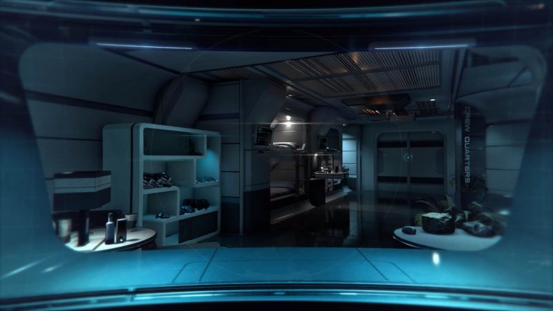 Mass Effect интерьер корабля
