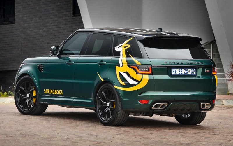 Land Rover range Rover Sport зеленый