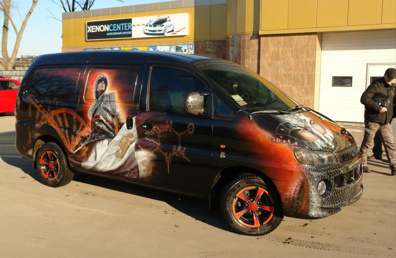 Hyundai Grand Starex, 7 аэрография