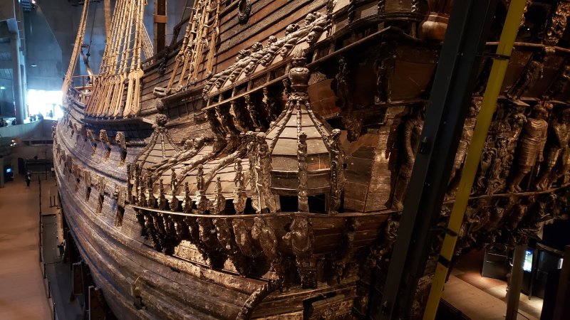 Шведский военный корабль vasa внутри