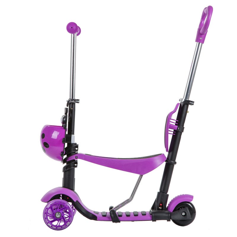 Трехколесный самокат Novatrack Disco-Kids трансформер 120sb