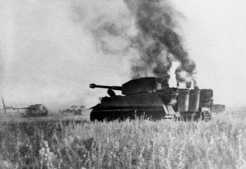 Танк тигр 1943 Курская битва