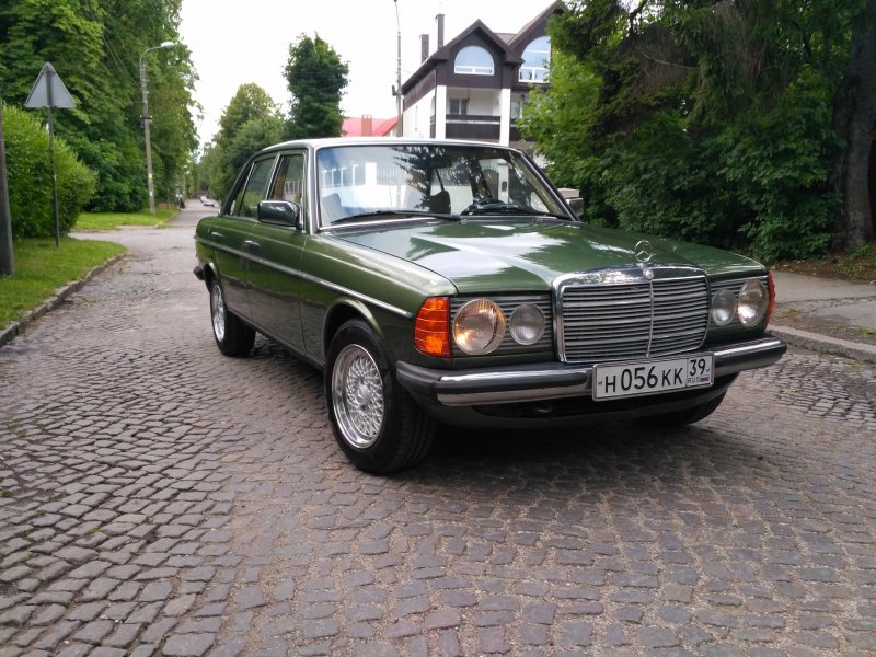 Мерседес w123 белый