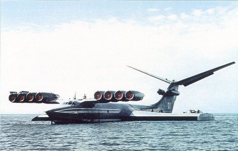 Лунь и орлёнок экраноплан