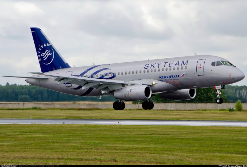 Aeroflot 737-800 снег