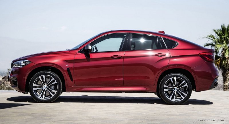 BMW x6 красный 2018