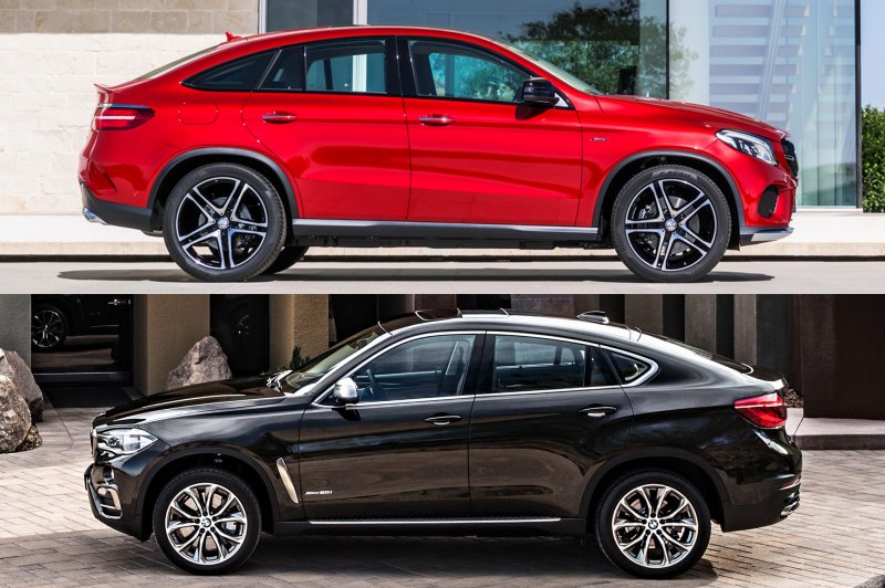 BMW x6 vs Mercedes GLE