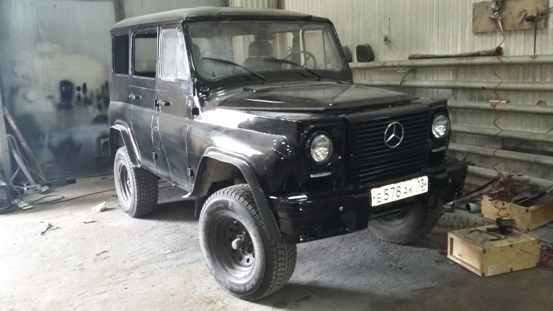Заниженный УАЗ 469