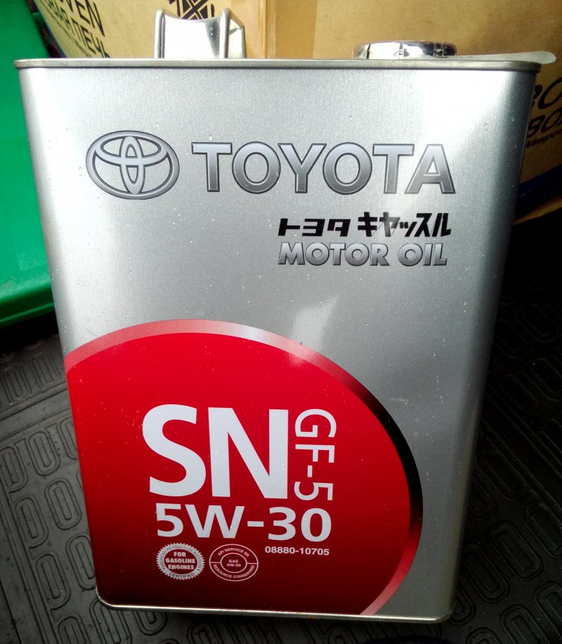 Toyota 5w30 4л артикул