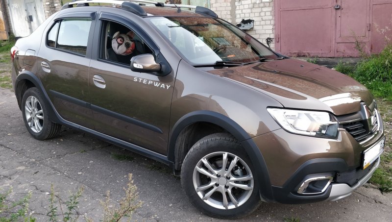 Renault Sandero Stepway серебристый