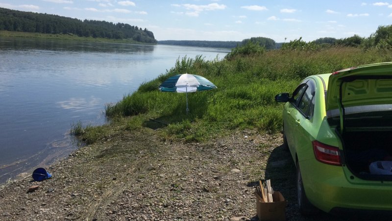 Жизнь на рыбалке в Лада Гранта