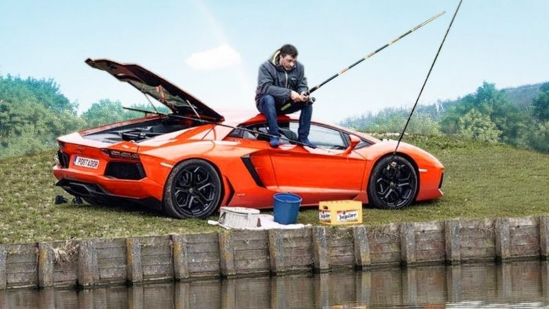 Рыбалка на Lamborghini