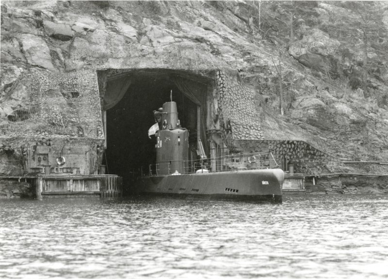 Военно-морская база на острове мускё