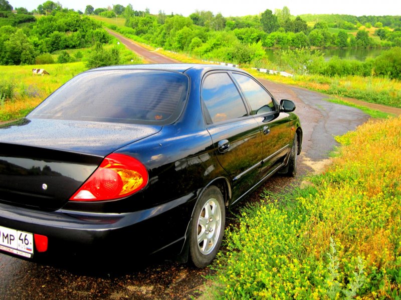 Kia Spectra 2008 черная