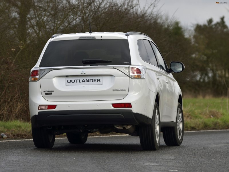 Mitsubishi Outlander 2013 сзади