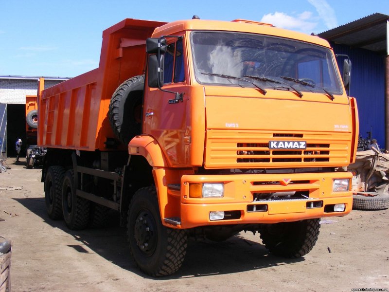 КАМАЗ 6522 самосвал синий