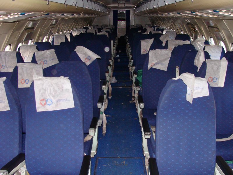 Ту 154 АЛРОСА салон