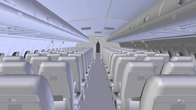 Ту 154 Белавиа салон