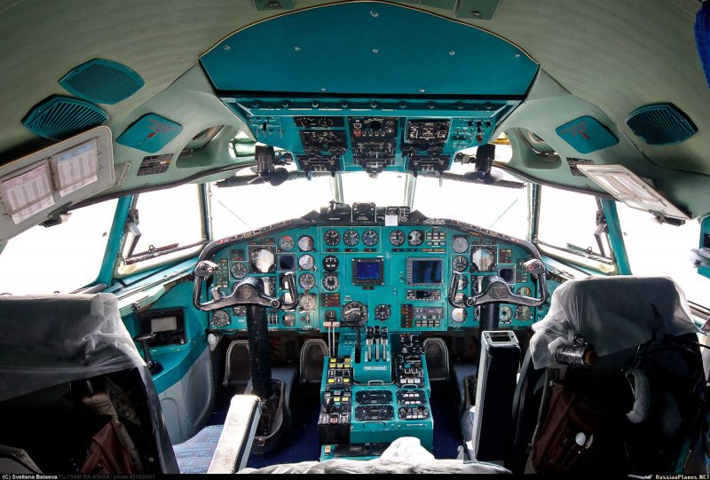 Ту-154б-2 кабина