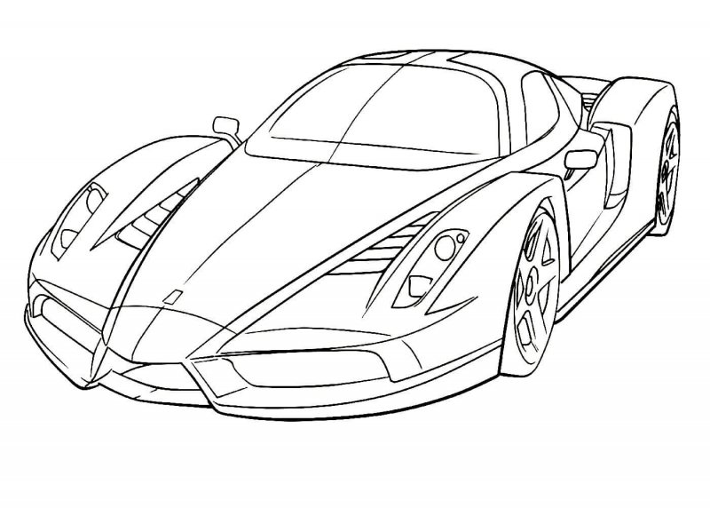Ferrari Enzo раскраска