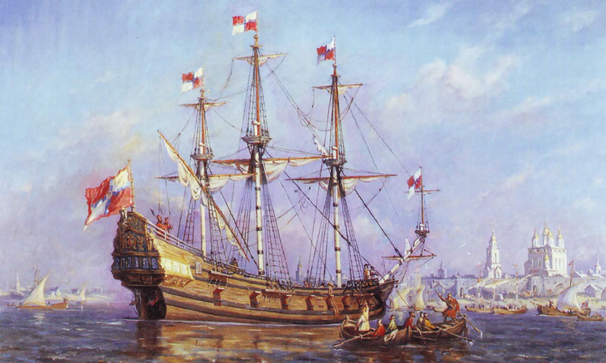 Первые фрегаты. Фрегат Орел 1668. Корабль Фредерик 1636. Первый корабль Петра 1 Орел.