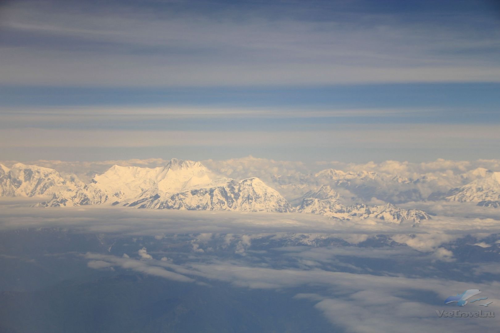 Эверест из самолета фото