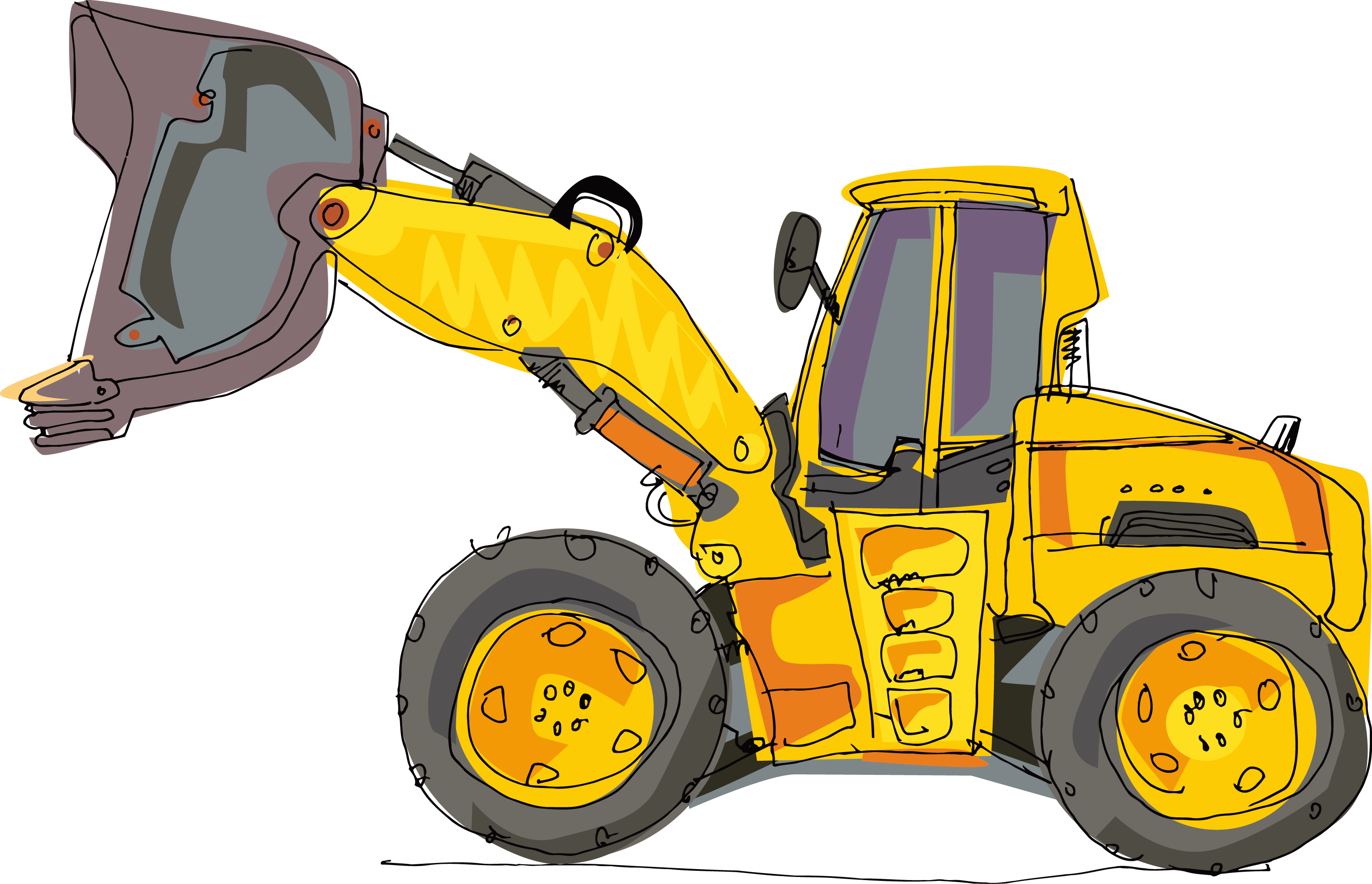 Трактор JCB вектор. Трактор желтый с ковшом JCB. Трактор мультяшный. Экскаватор-погрузчик(ковш 1,6-2,0 м3).