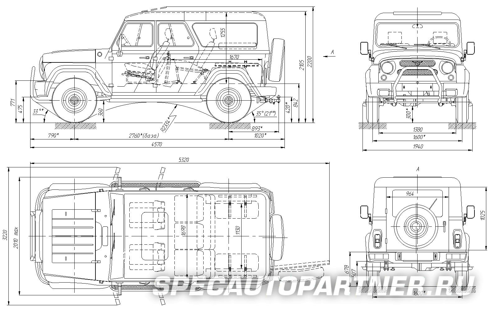 Сборочный чертеж уаз патриот