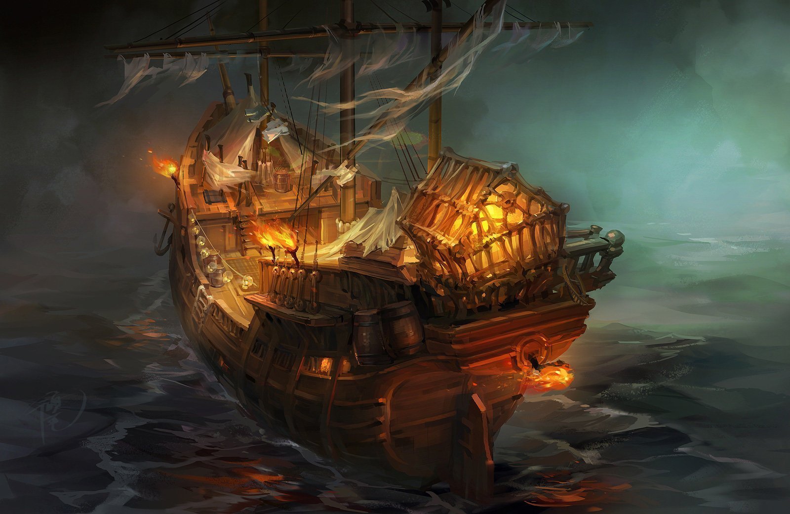 Pirate ship. Галеон Летучий голландец. Фэнтези корабль Галеон. Летучий голландец корабль Галеон. Билджвотер корабль.