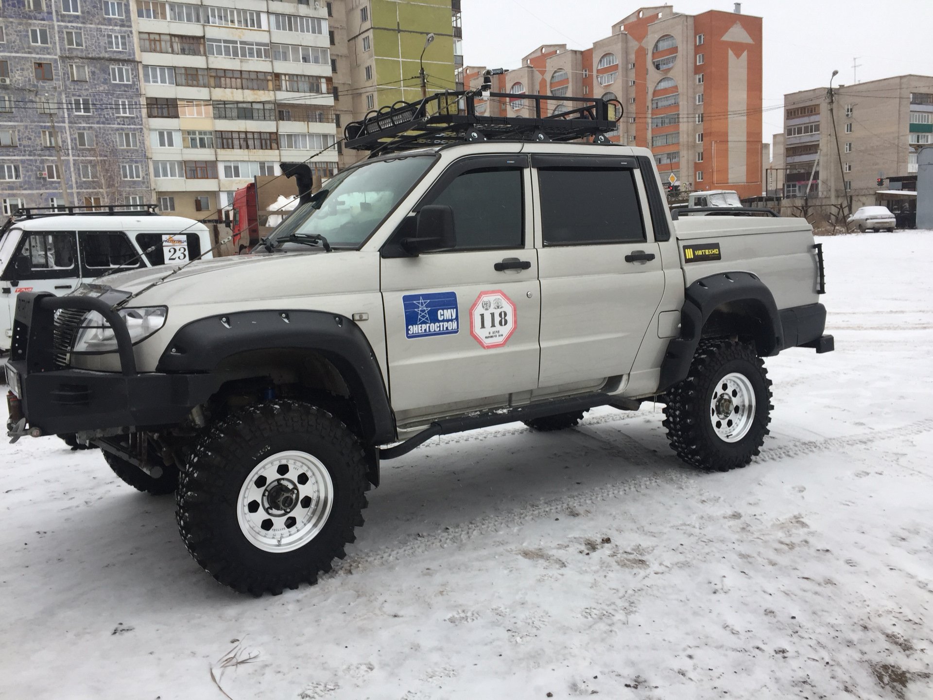 Уаз патриот пикап тюнинг для бездорожья фото