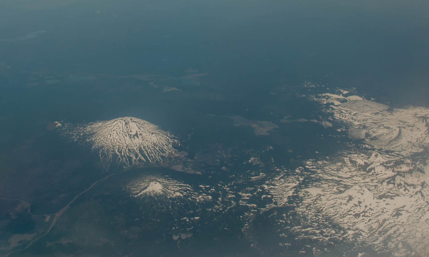 Полет над Америкой. Фотографии Сиэтла из космоса. Штат Орегон фото со спутника.