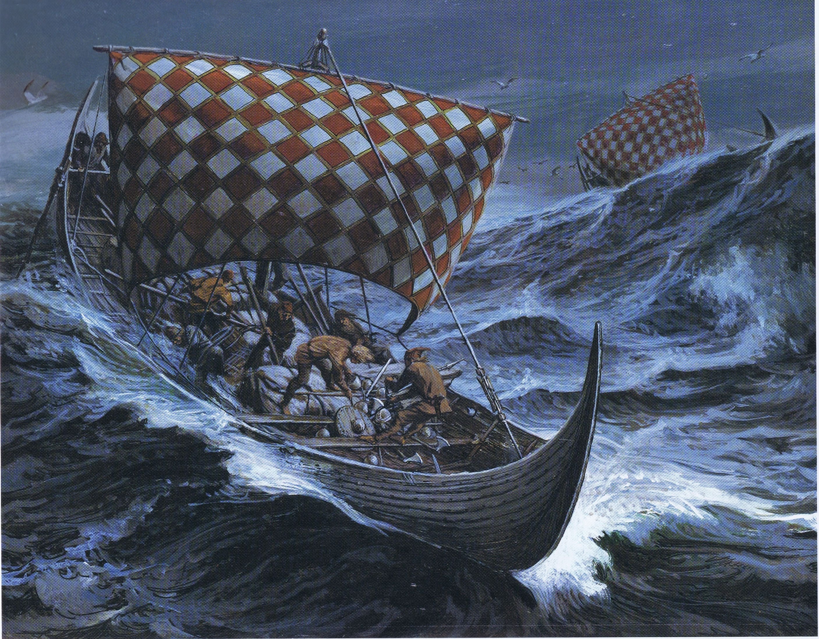 Ладья море. Корабли Драккар норманнов. Мореплаватели древние Викинги. Викинги мореходы средневековья. Викинги сражение дракар.
