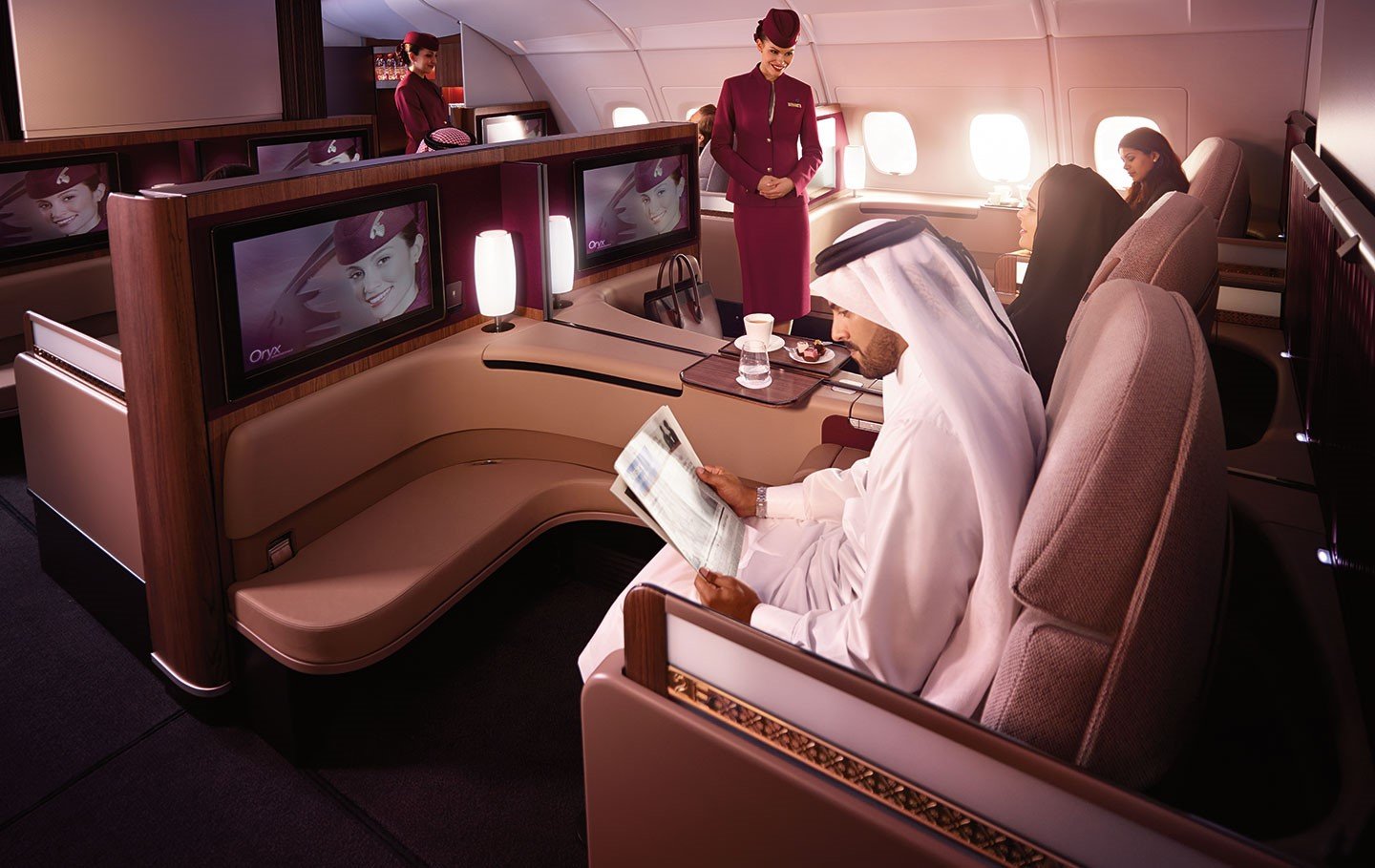 Катарские авиалинии самолеты внутри фото