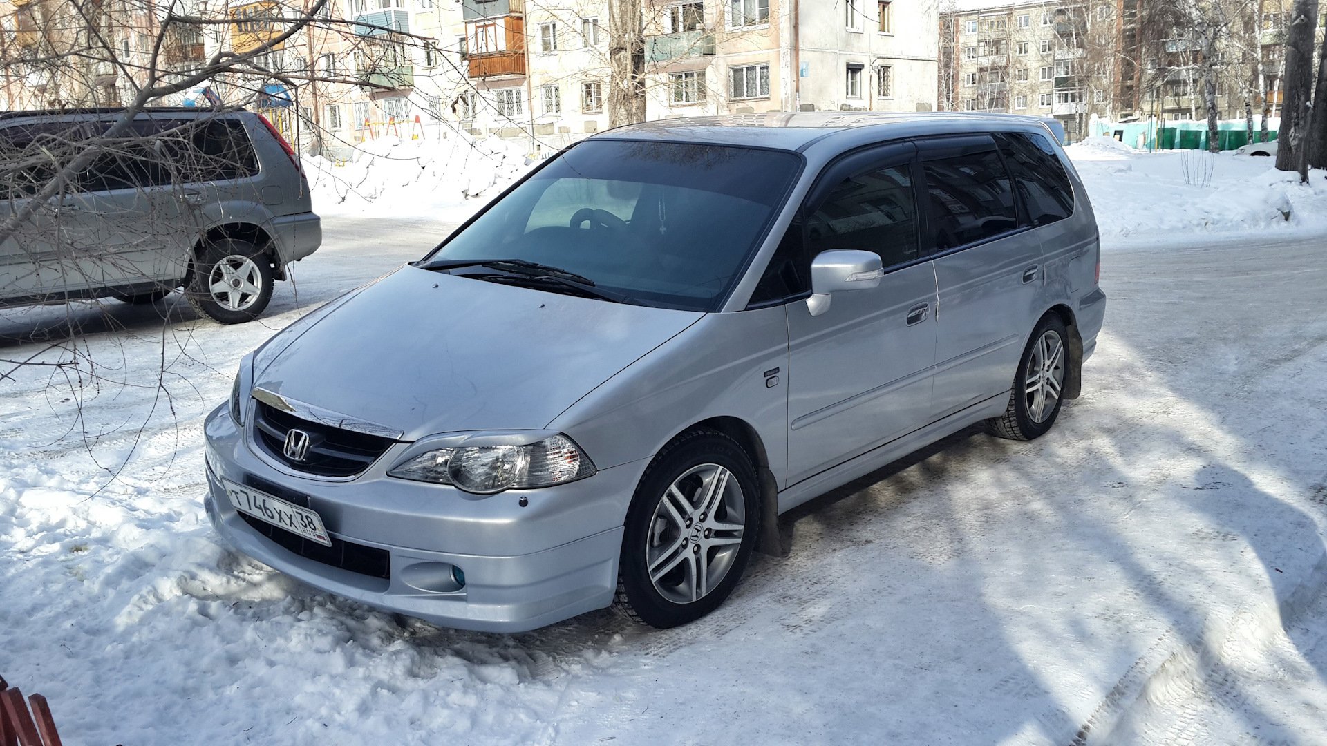 Honda odyssey ra6. Honda Odyssey 2002 modulo. Хонда Одиссей ra6 серый.