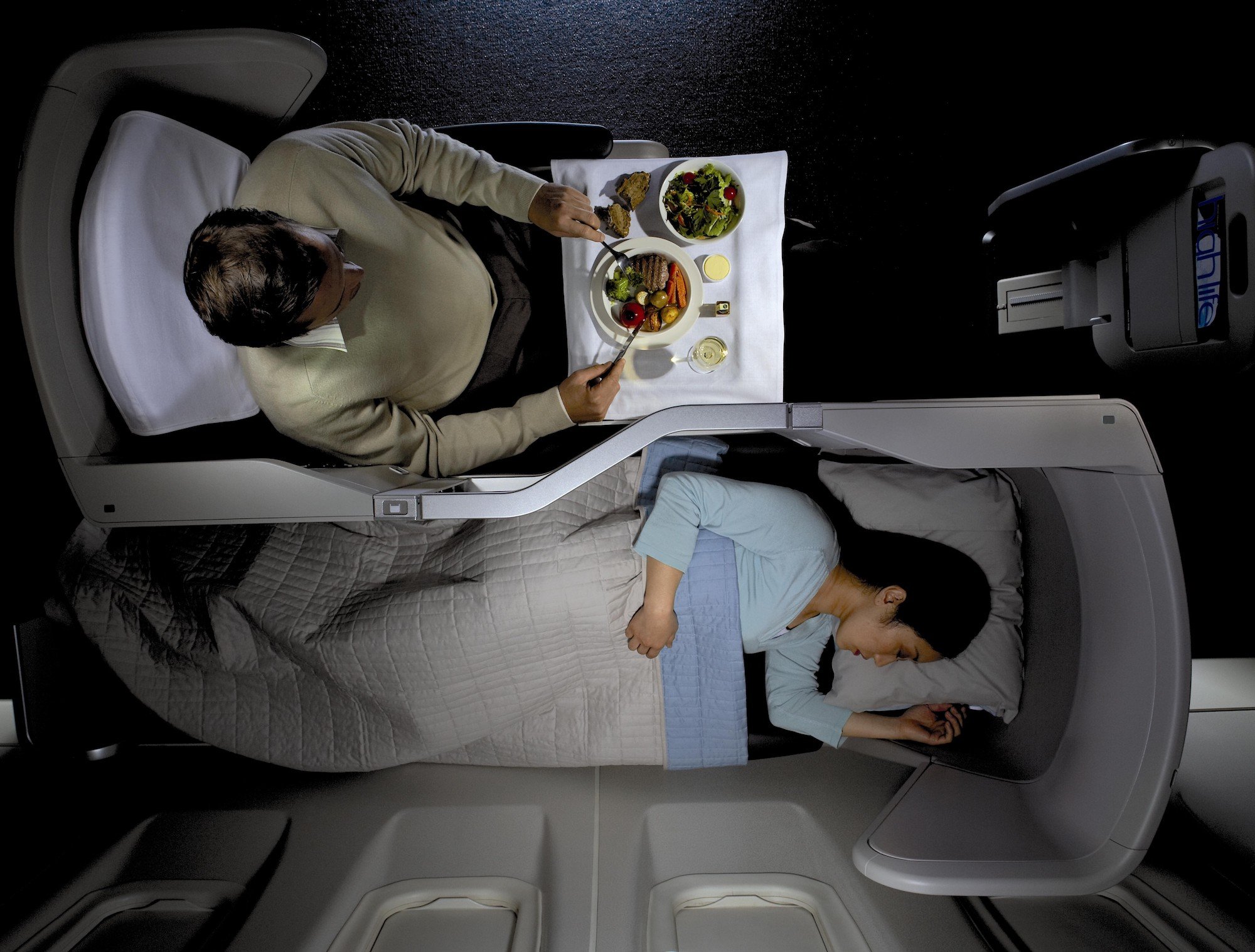 Места для сна в самолете