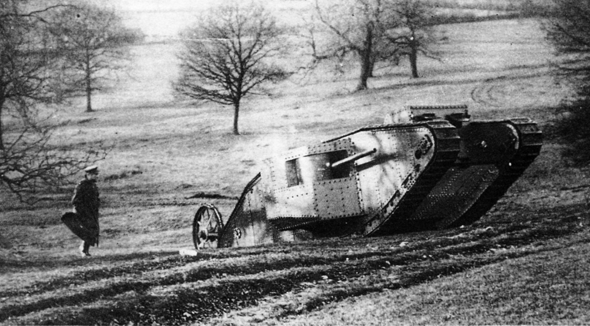 Когда появились первые танки. Mark 1 1916.